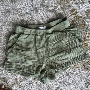 O’Neill Olive Green Shorts Relaxed Fit Lightweight XS/0